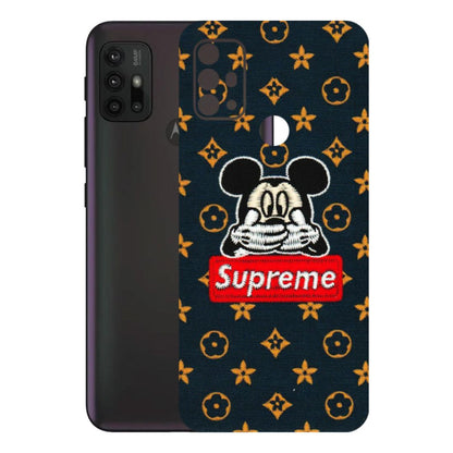 Motorola Phone Skins (All Models) - Mickey Supreme - Matte Finish (M-83) Motorola Moto G30