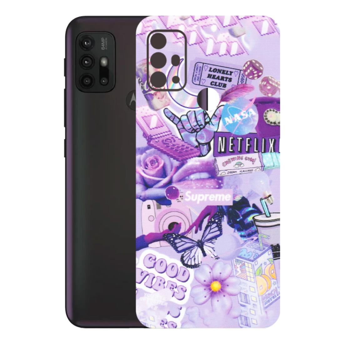Motorola Phone Skins (All Models) - Supreme Purple Magic - Matte Finish (M-88) Motorola Moto G30