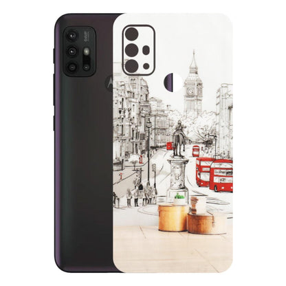 Motorola Phone Skins (All Models) - London Street - Transparent Finish (T-02) Motorola Moto G30