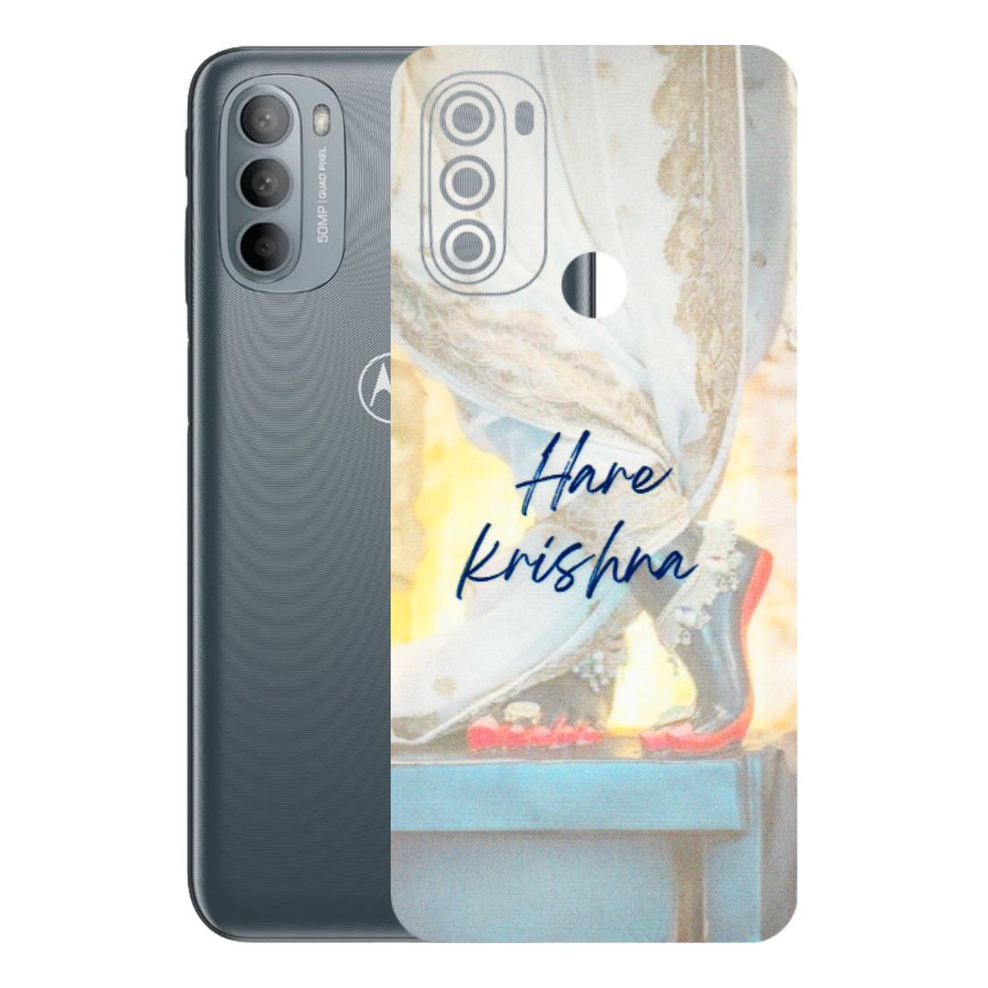 Motorola Phone Skins (All Models) - Hare Krishna - 3D Embossed Finish (L-03) Motorola Moto G31