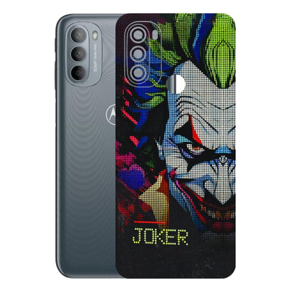 Motorola Phone Skins (All Models) - Joker Dot Matrix - 3D Embossed Finish (L-08) Motorola Moto G31