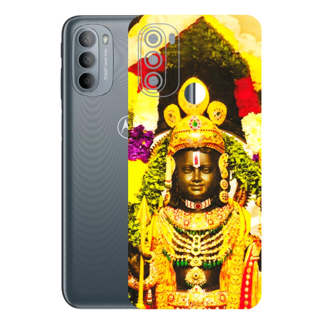 Motorola Phone Skins (All Models) - Ram Lalla Ayodhya - 3D Embossed Finish (L-103) Motorola Moto G31