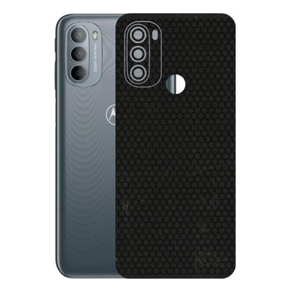 Motorola Phone Skins (All Models) - Black honeycomb - 3D Embossed Finish (L-114) Motorola Moto G31