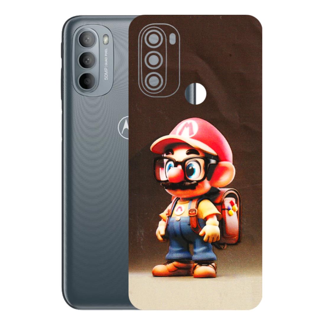 Motorola Phone Skins (All Models) - Little Mario - 3D Embossed Finish (L-119) Motorola Moto G31