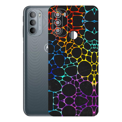 Motorola Phone Skins (All Models) - Abstract Art MultiColour - 3D Embossed Finish (L-133) Motorola Moto G31