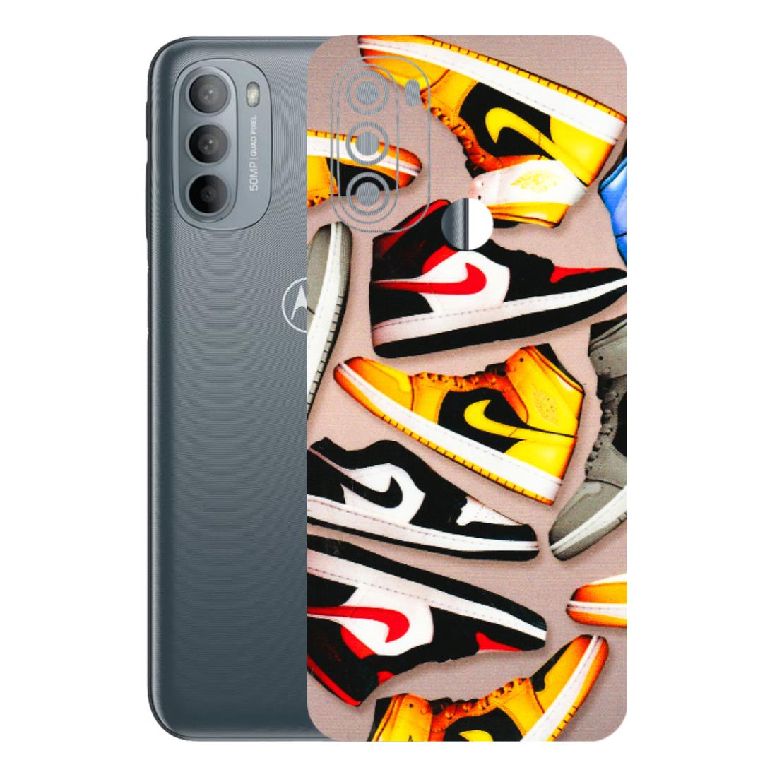 Motorola Phone Skins (All Models) - Sneaker Lover - 3D Embossed Finish (L-135) Motorola Moto G31