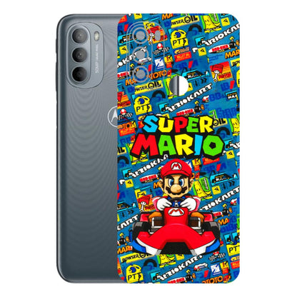 Motorola Phone Skins (All Models) - Super Mario Kart - 3D Embossed Finish (L-140) Motorola Moto G31