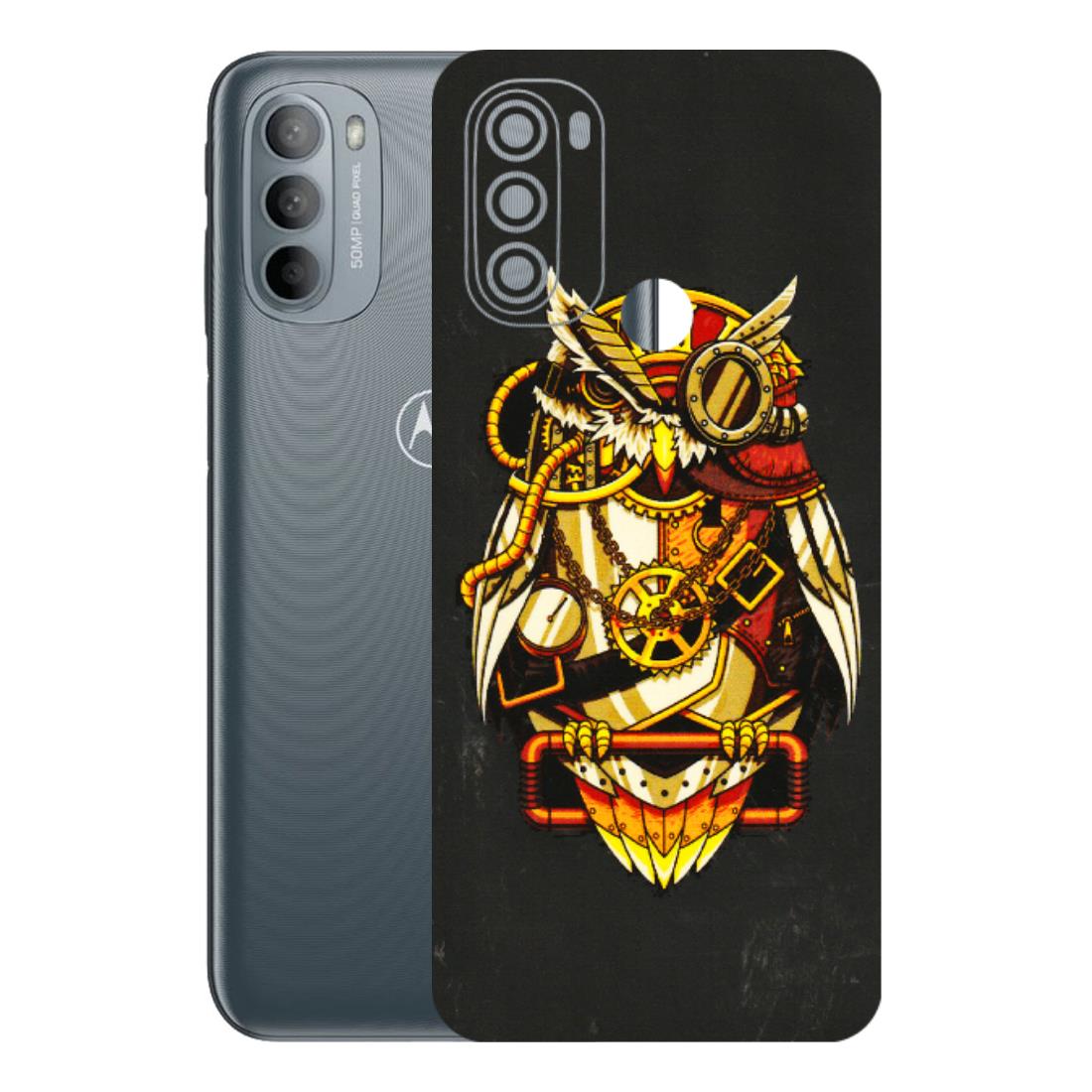 Motorola Phone Skins (All Models) - Classy Smart Owl - 3D Embossed Finish (L-144) Motorola Moto G31