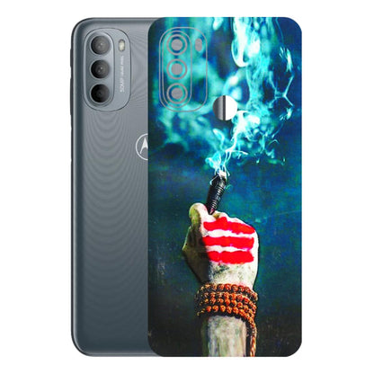 Motorola Phone Skins (All Models) - Mahadev Bhakt - 3D Embossed Finish (L-146) Motorola Moto G31