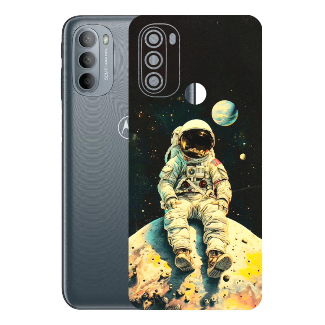 Motorola Phone Skins (All Models) - Astronaut in Space - 3D Embossed Finish (L-16) Motorola Moto G31