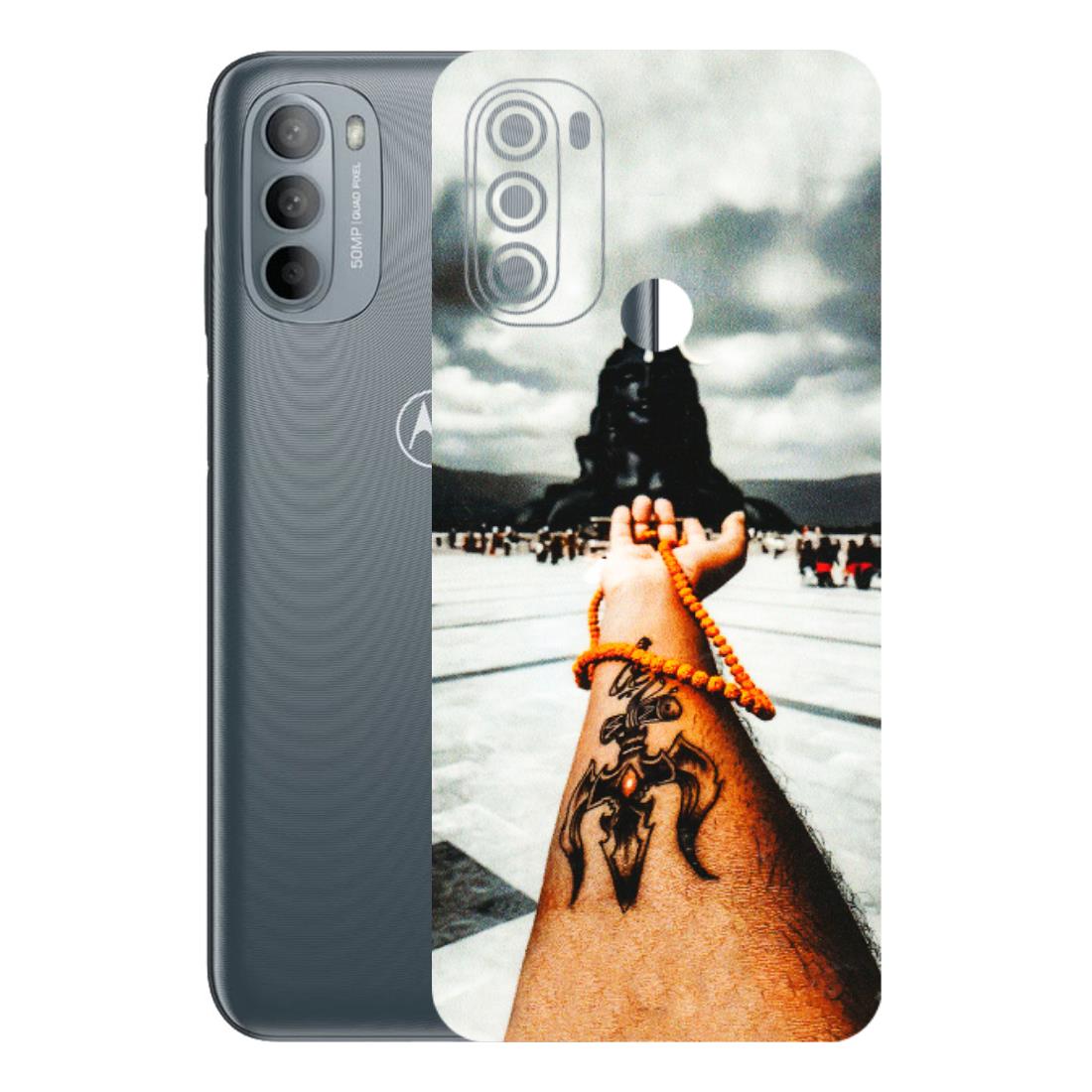 Motorola Phone Skins (All Models) - Jai Adiyogi Mahakaal - 3D Embossed Finish (L-164) Motorola Moto G31