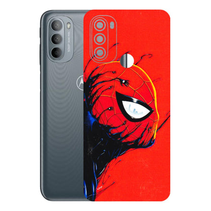 Motorola Phone Skins (All Models) - Spiderman Face Venom - 3D Embossed Finish (L-165) Motorola Moto G31