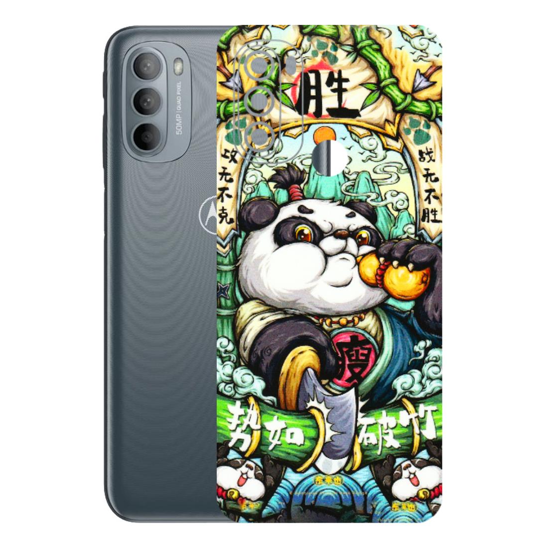 Motorola Phone Skins (All Models) - Royal Rich Panda - 3D Embossed Finish (L-170) Motorola Moto G31