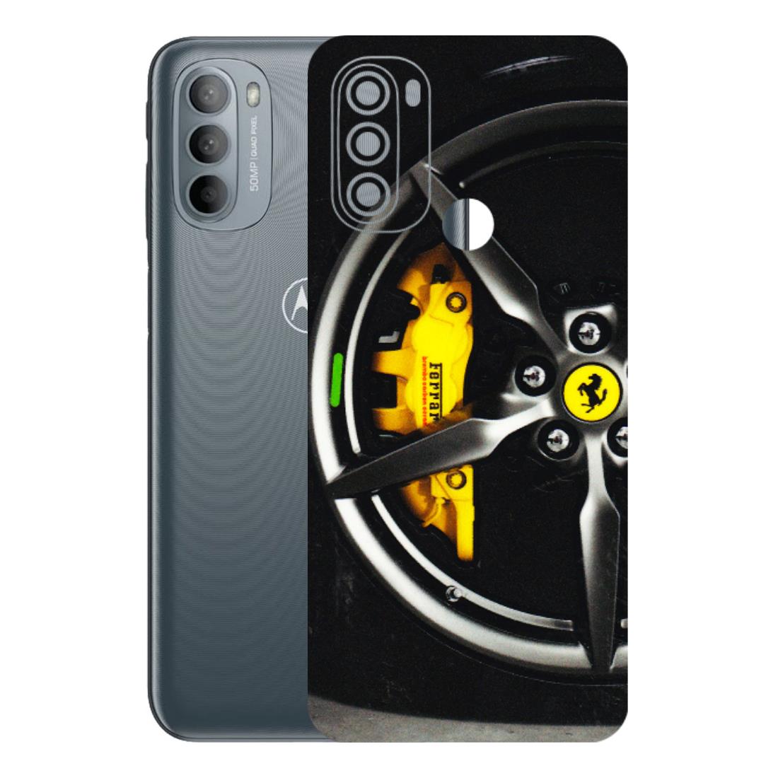 Motorola Phone Skins (All Models) - Ferrari Wheel Alloy - 3D Embossed Finish (L-173) Motorola Moto G31