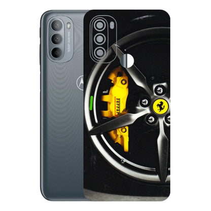 Motorola Phone Skins (All Models) - Ferrari Wheel Alloy - 3D Embossed Finish (L-173) Motorola Moto G31