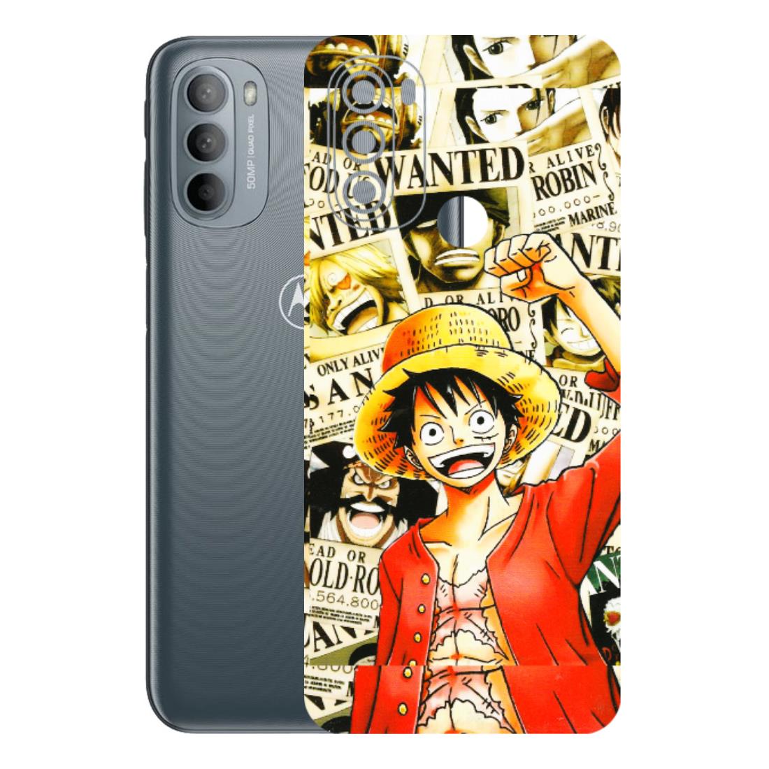 Motorola Phone Skins (All Models) - Luffy Anime - 3D Embossed Finish (L-177) Motorola Moto G31