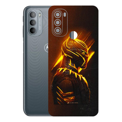 Motorola Phone Skins (All Models) - Gold Black Panther - 3D Embossed Finish (L-181) Motorola Moto G31