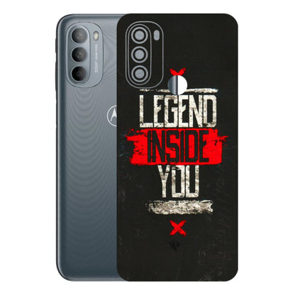 Motorola Phone Skins (All Models) - Legend Inside You - 3D Embossed Finish (L-186) Motorola Moto G31