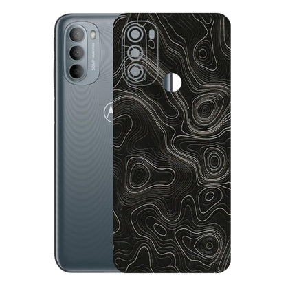 Motorola Phone Skins (All Models) - Black Swirl - 3D Embossed Finish (L-196) Motorola Moto G31