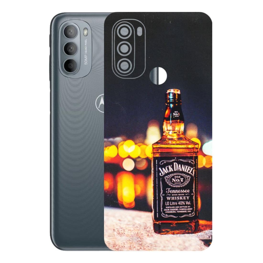 Motorola Phone Skins (All Models) - JD Whiskey Bottle - 3D Embossed Finish (L-20) Motorola Moto G31