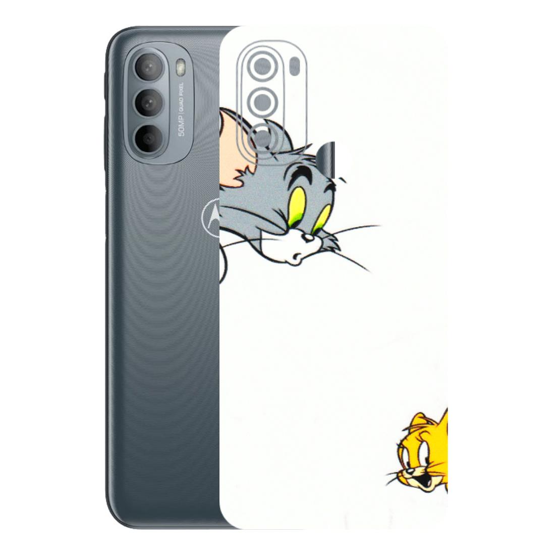 Motorola Phone Skins (All Models) - Cute Tom And Jerry - 3D Embossed Finish (L-220) Motorola Moto G31