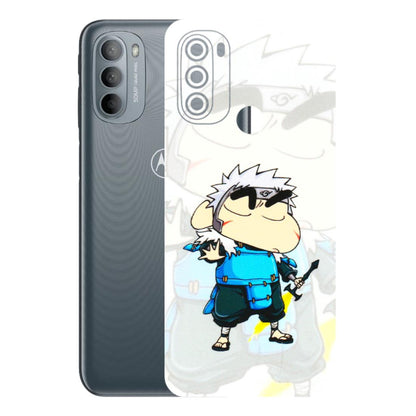 Motorola Phone Skins (All Models) - Angry Young Shinchan - 3D Embossed Finish (L-226) Motorola Moto G31
