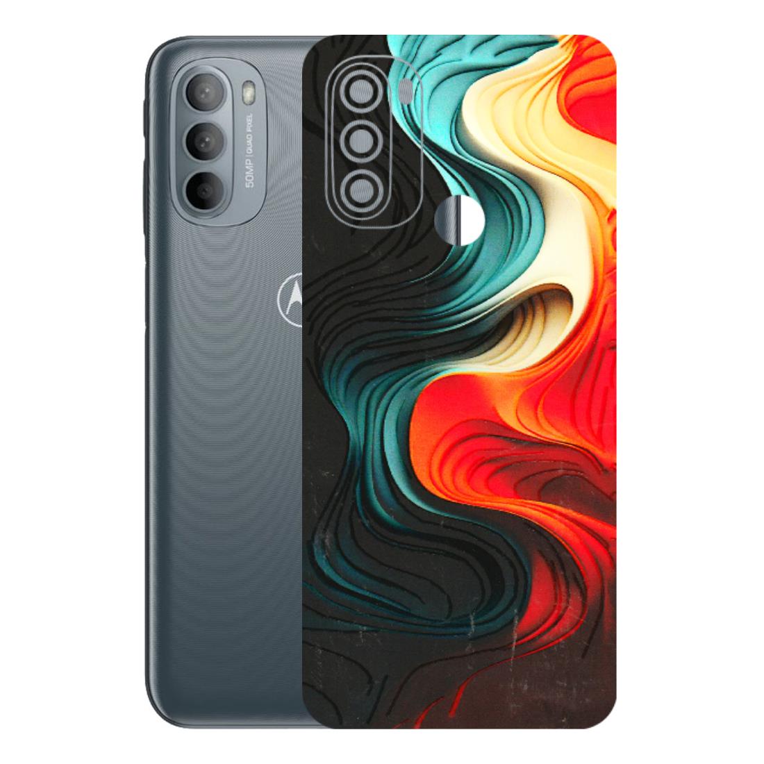 Motorola Phone Skins (All Models) - The Silky Swirl - 3D Embossed Finish (L-240) Motorola Moto G31