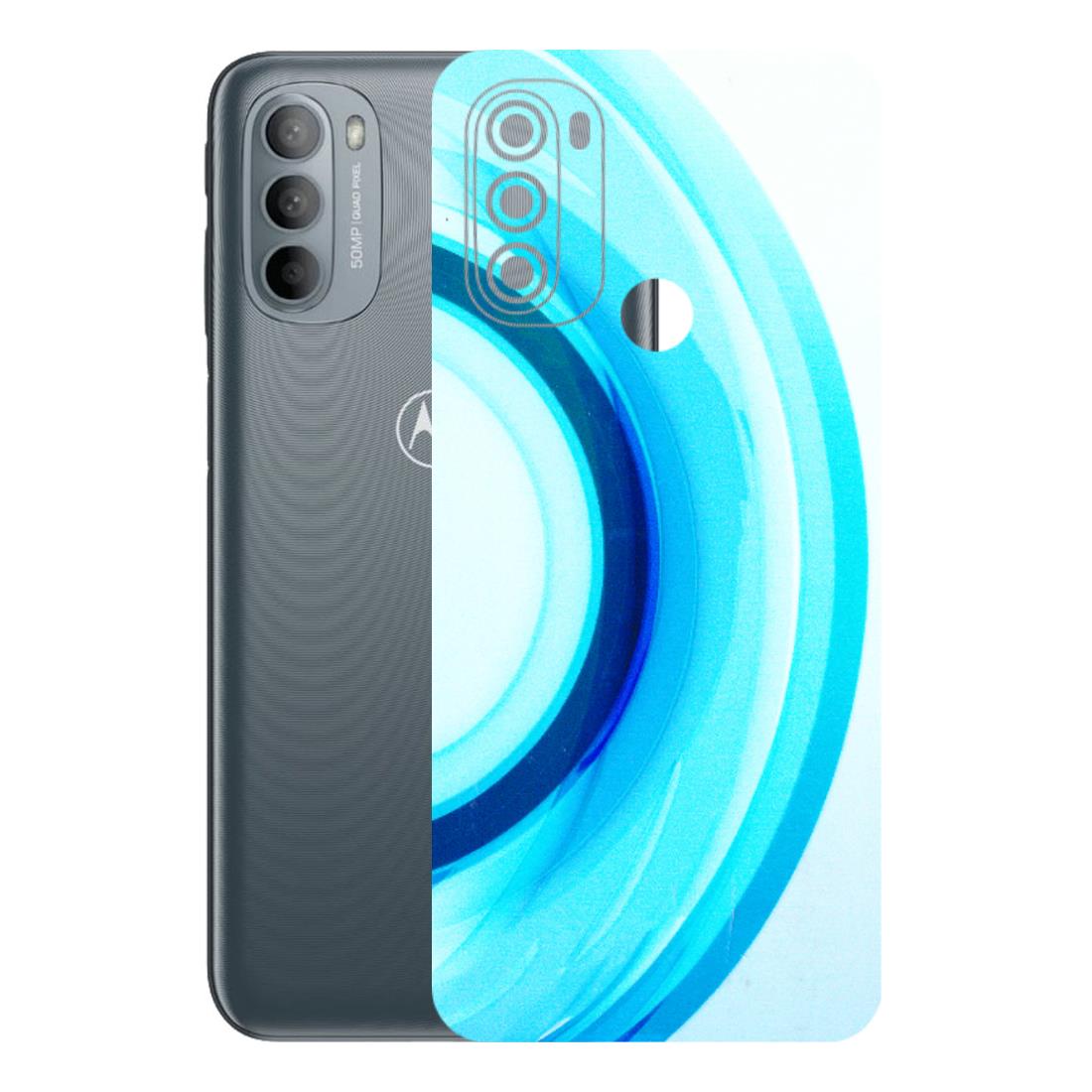 Motorola Phone Skins (All Models) - The Blue Curve - 3D Embossed Finish (L-244) Motorola Moto G31