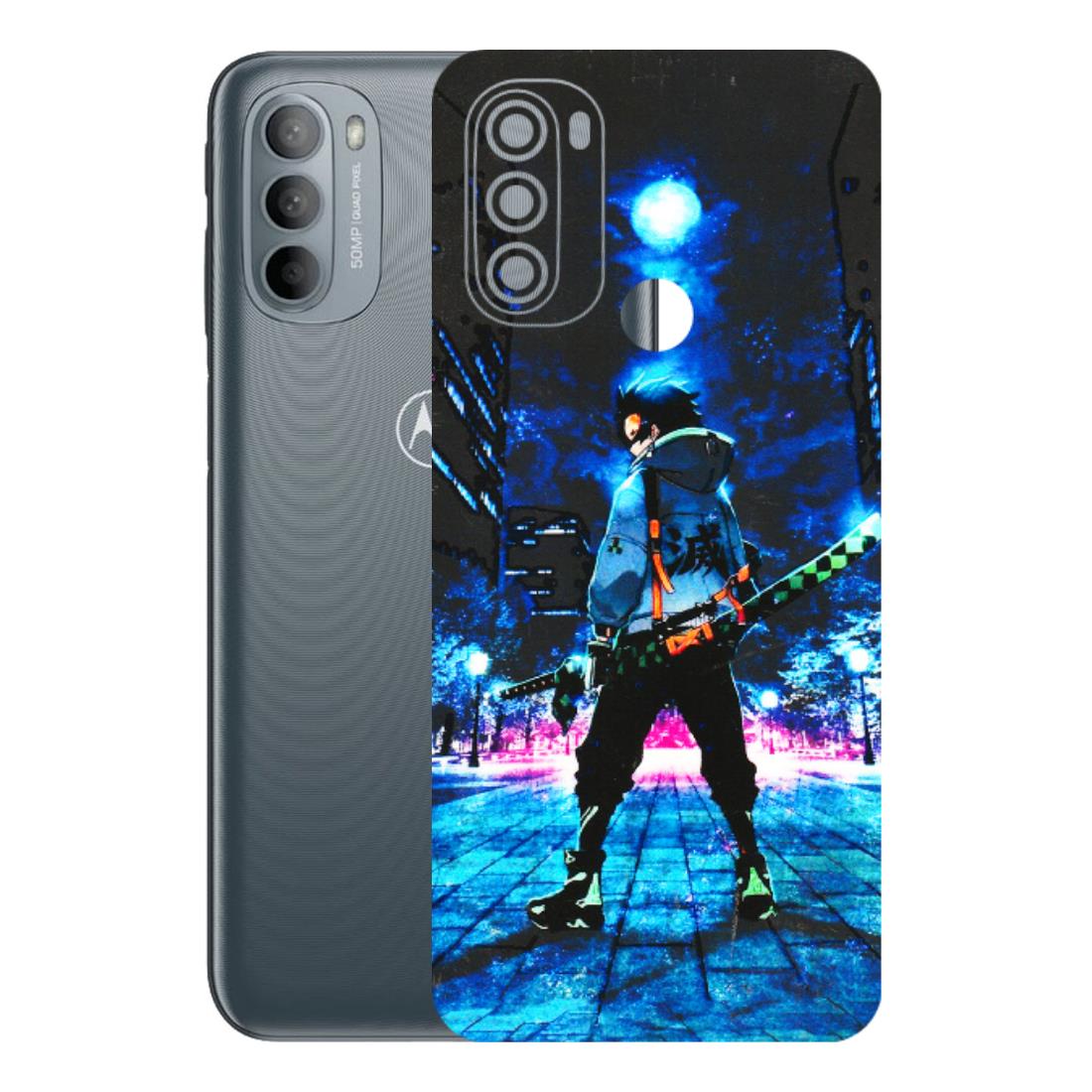 Motorola Phone Skins (All Models) - Demon Slayer Sword - 3D Embossed Finish (L-247) Motorola Moto G31