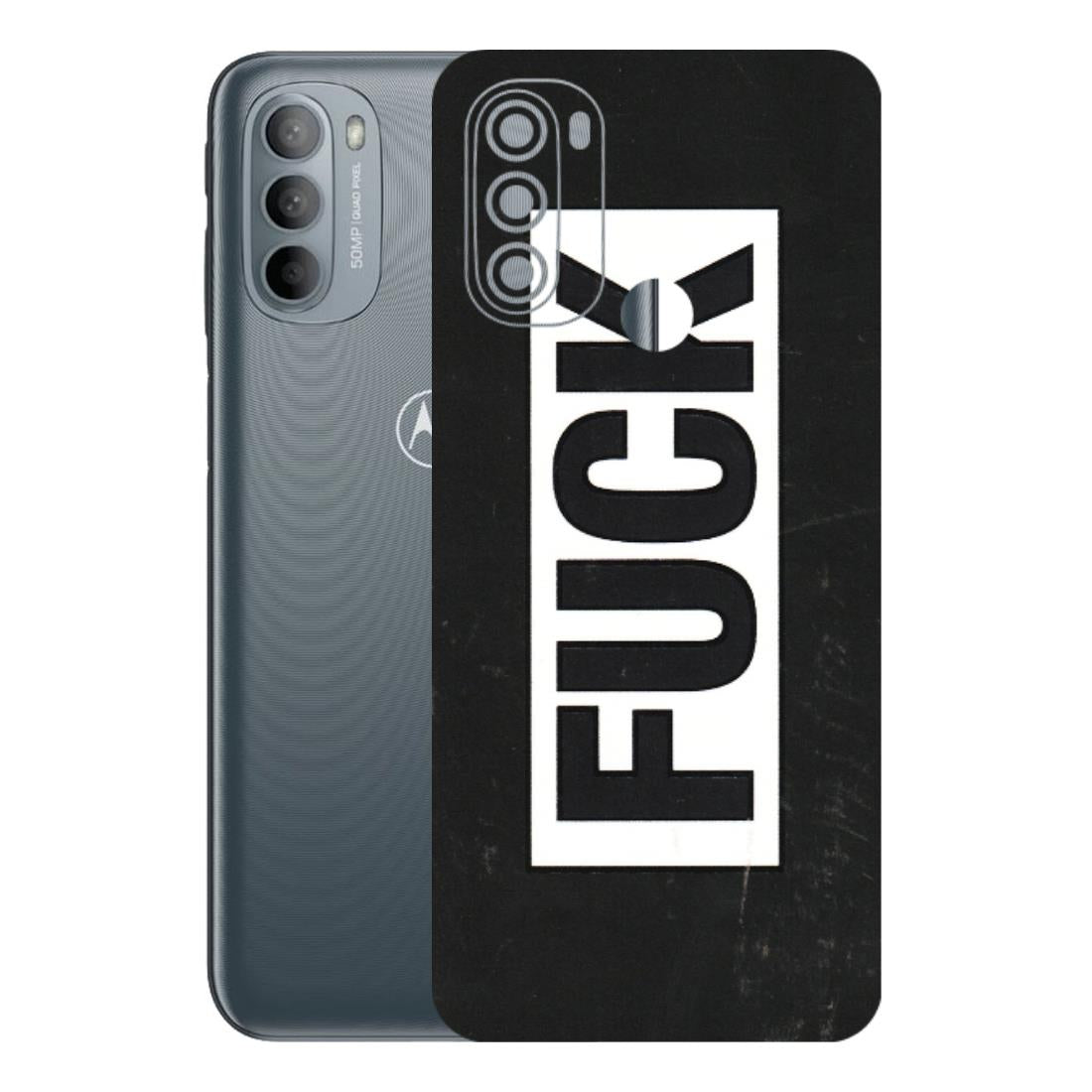Motorola Phone Skins (All Models) - The F Word - 3D Embossed Finish (L-255) Motorola Moto G31