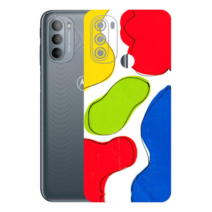 Motorola Phone Skins (All Models) - RGB Colour Paint - 3D Embossed Finish (L-284) Motorola Moto G31