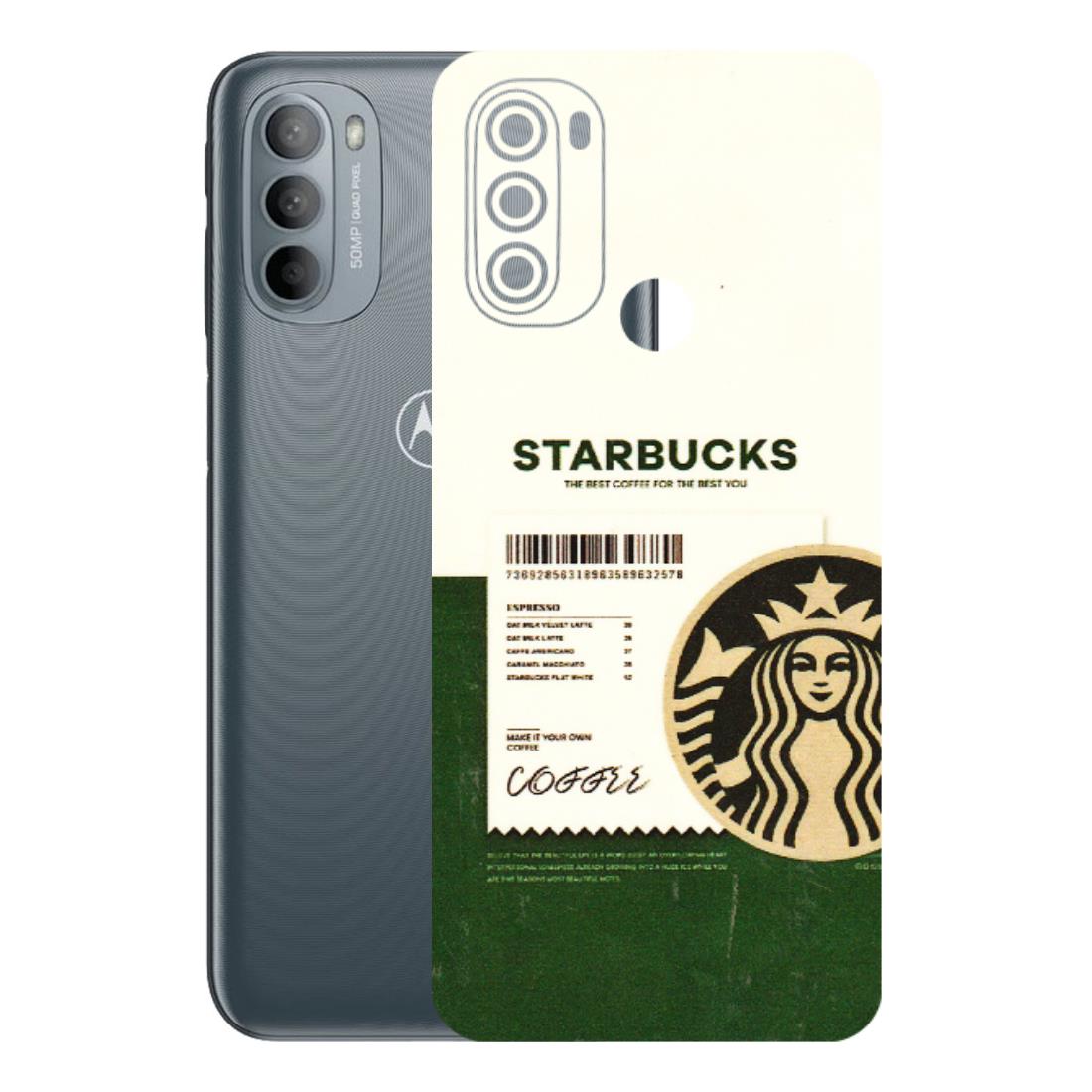 Motorola Phone Skins (All Models) - Starbucks Barcode - 3D Embossed Finish (L-308) Motorola Moto G31