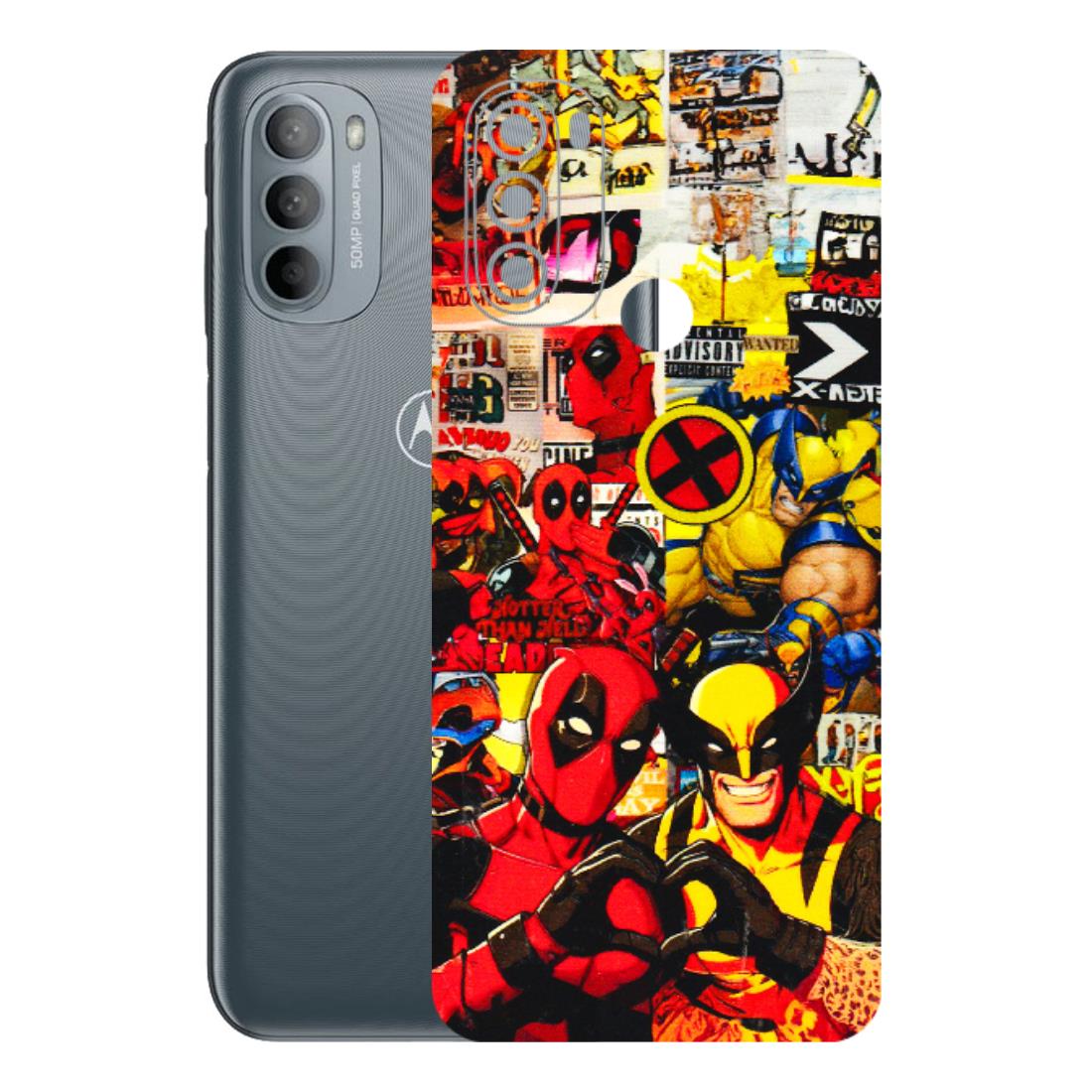 Motorola Phone Skins (All Models) - Spidy Wolverine - 3D Embossed Finish (L-310) Motorola Moto G31