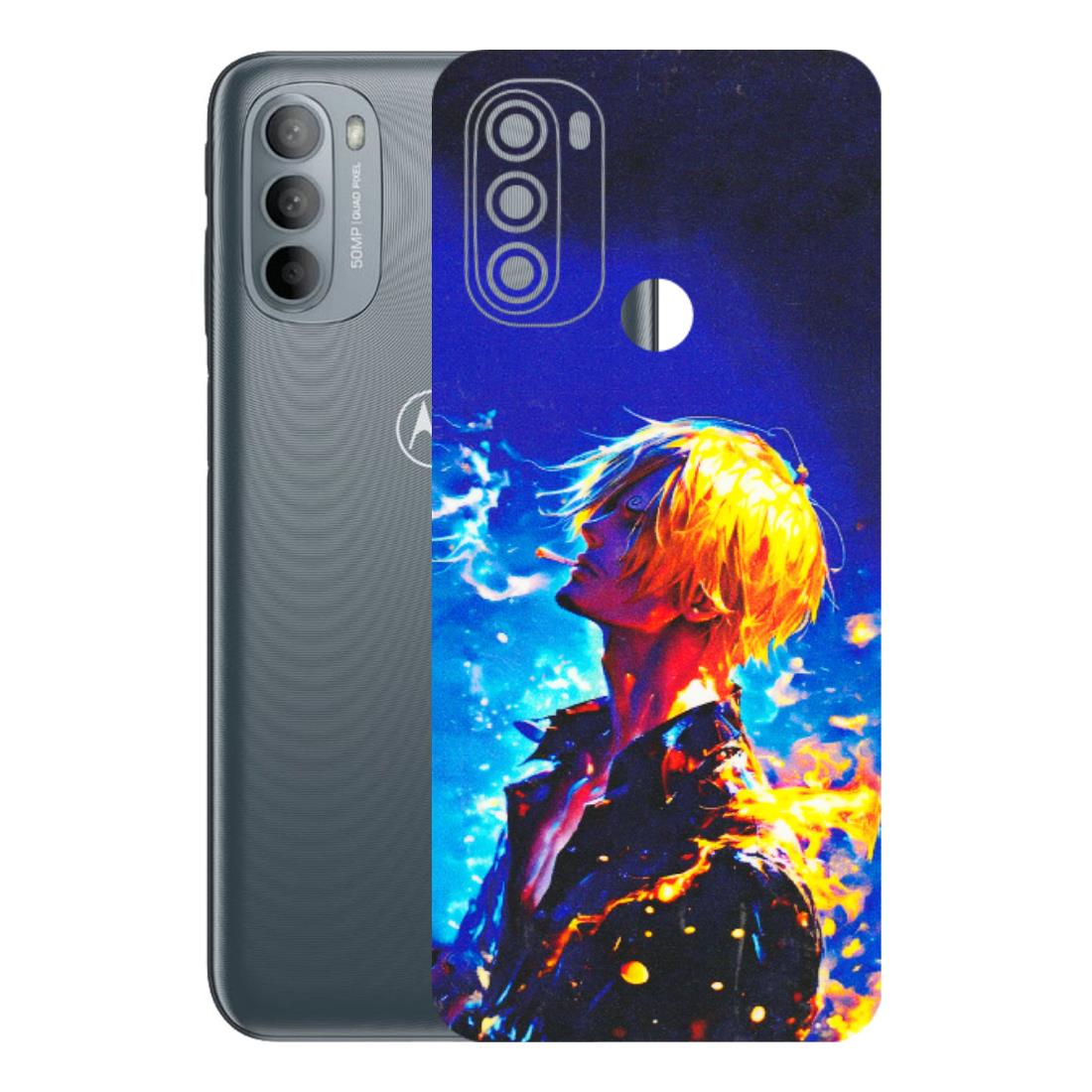 Motorola Phone Skins (All Models) - Sanji Vinsmoke One Piece - 3D Embossed Finish (L-319) Motorola Moto G31