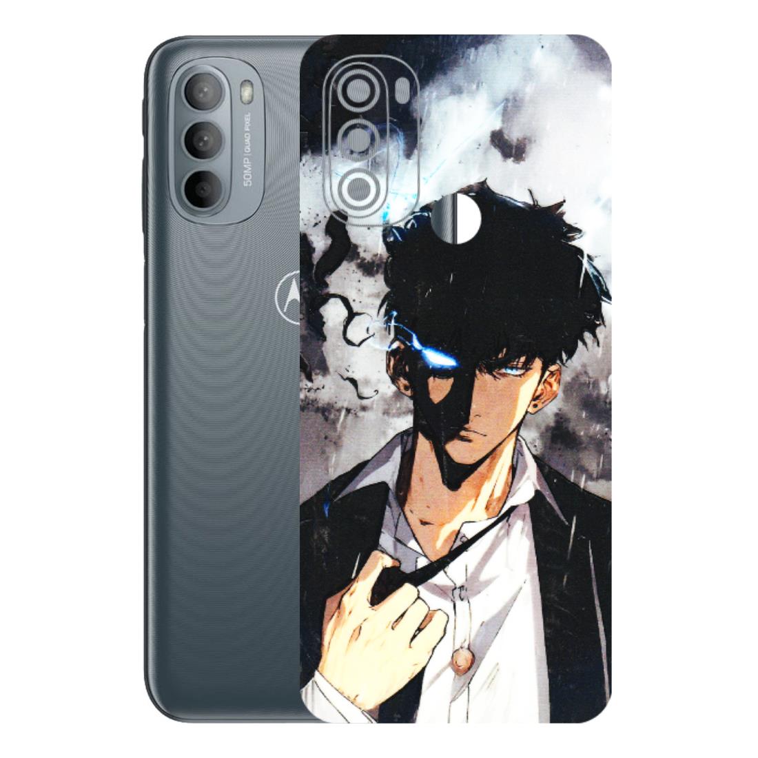 Motorola Phone Skins (All Models) - Sung Jinwoo Manhwa Anime - 3D Embossed Finish (L-328) Motorola Moto G31
