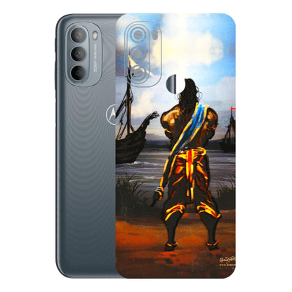 Motorola Phone Skins (All Models) - Heavenly God Figure - 3D Embossed Finish (L-34) Motorola Moto G31