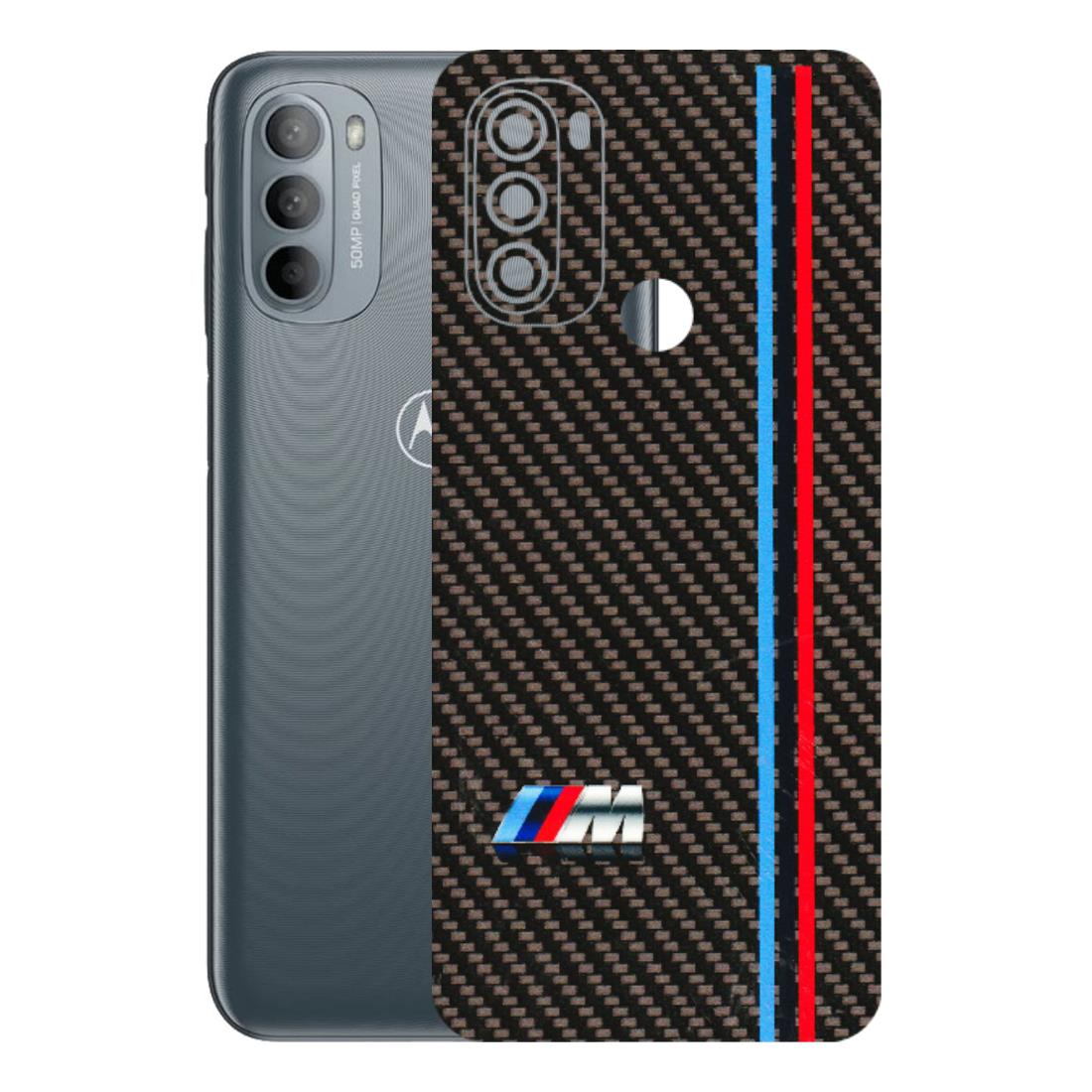 Motorola Phone Skins (All Models) - BM Carbon Fiber Feels - 3D Embossed Finish (L-38) Motorola Moto G31