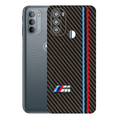 Motorola Phone Skins (All Models) - BM Carbon Fiber Feels - 3D Embossed Finish (L-38) Motorola Moto G31