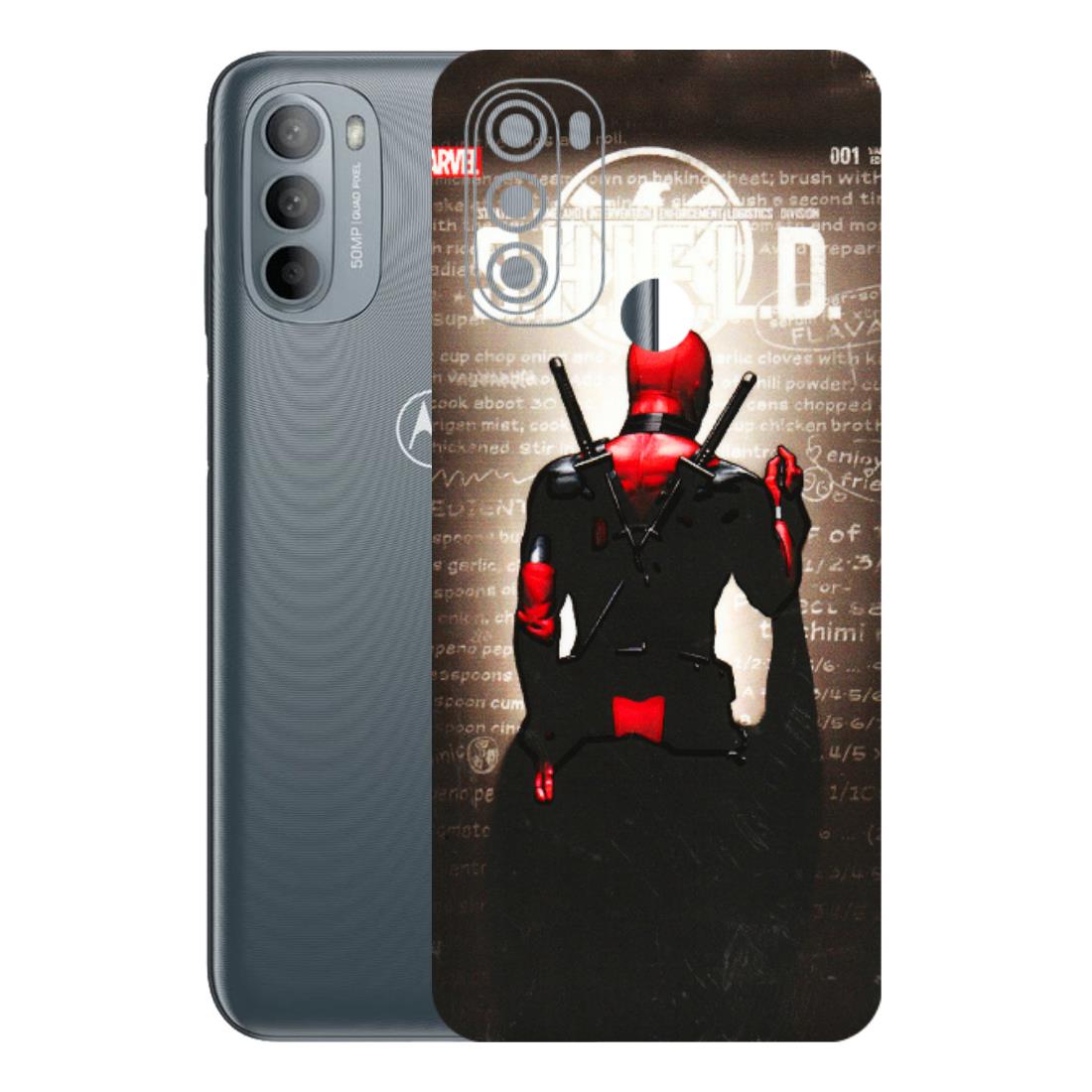Motorola Phone Skins (All Models) - Deadpool - 3D Embossed Finish (L-56) Motorola Moto G31