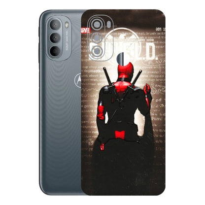 Motorola Phone Skins (All Models) - Deadpool - 3D Embossed Finish (L-56) Motorola Moto G31