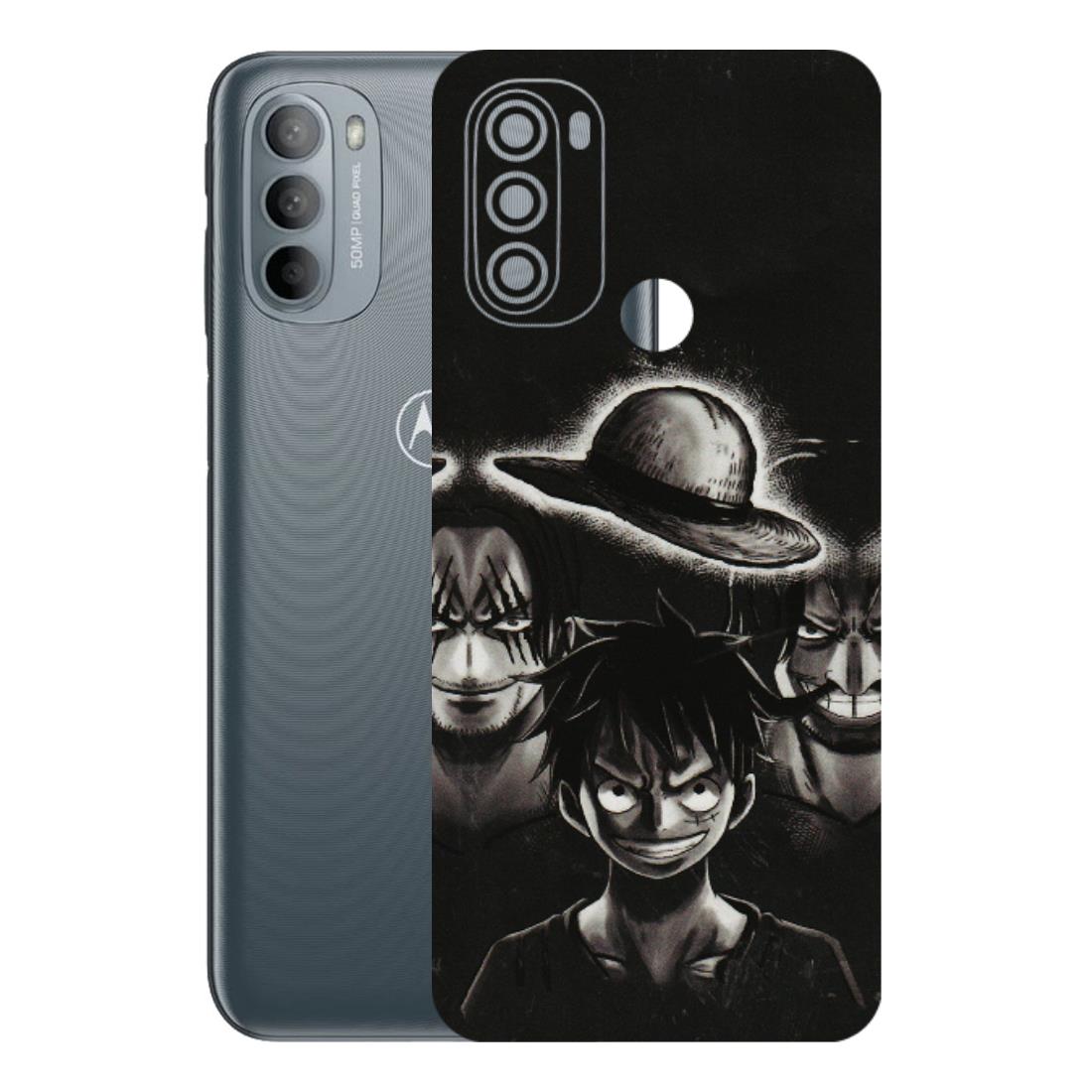 Motorola Phone Skins (All Models) - Black Luffy Hat - 3D Embossed Finish (L-57) Motorola Moto G31