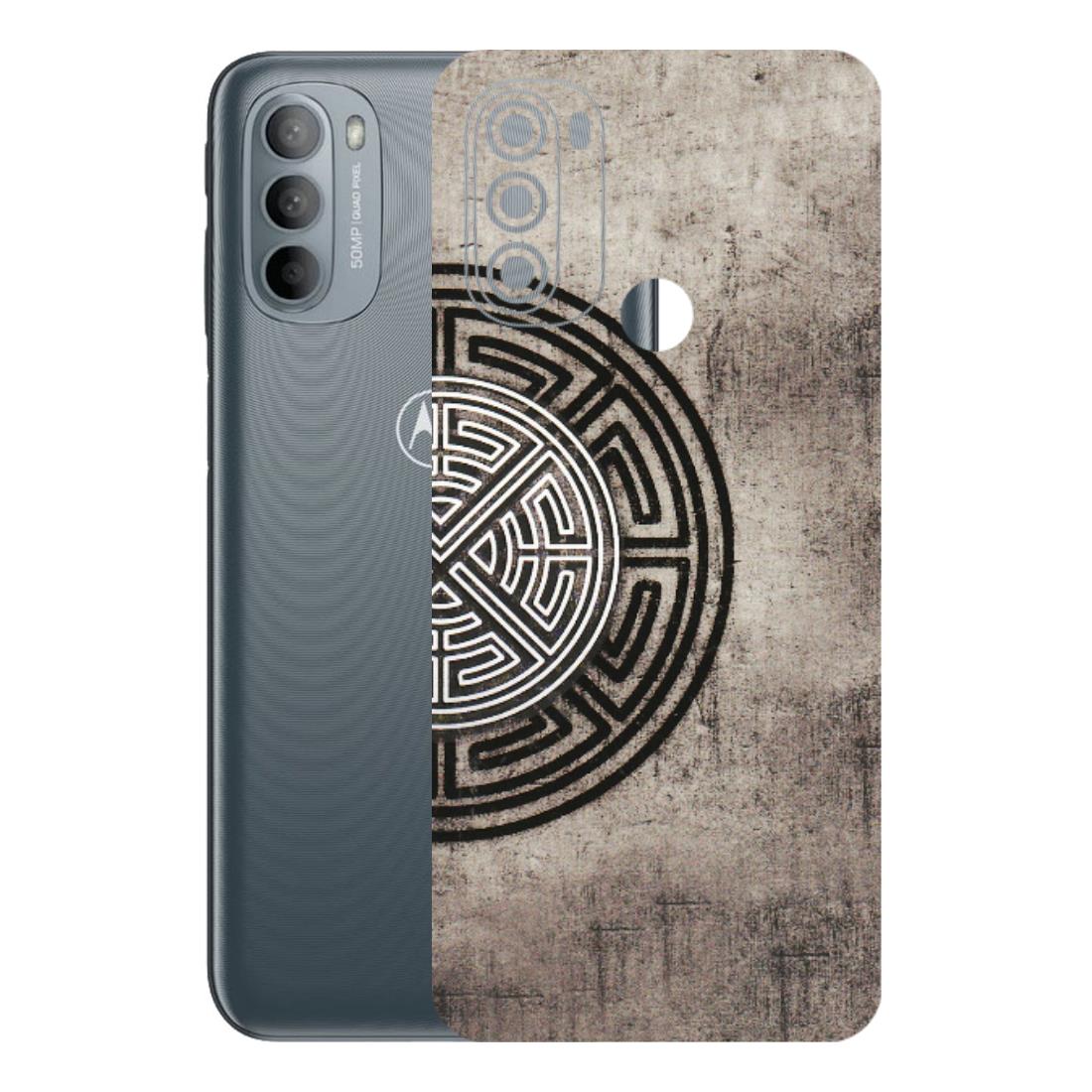 Motorola Phone Skins (All Models) - Mysterious Circular Design - 3D Embossed Finish (L-63) Motorola Moto G31