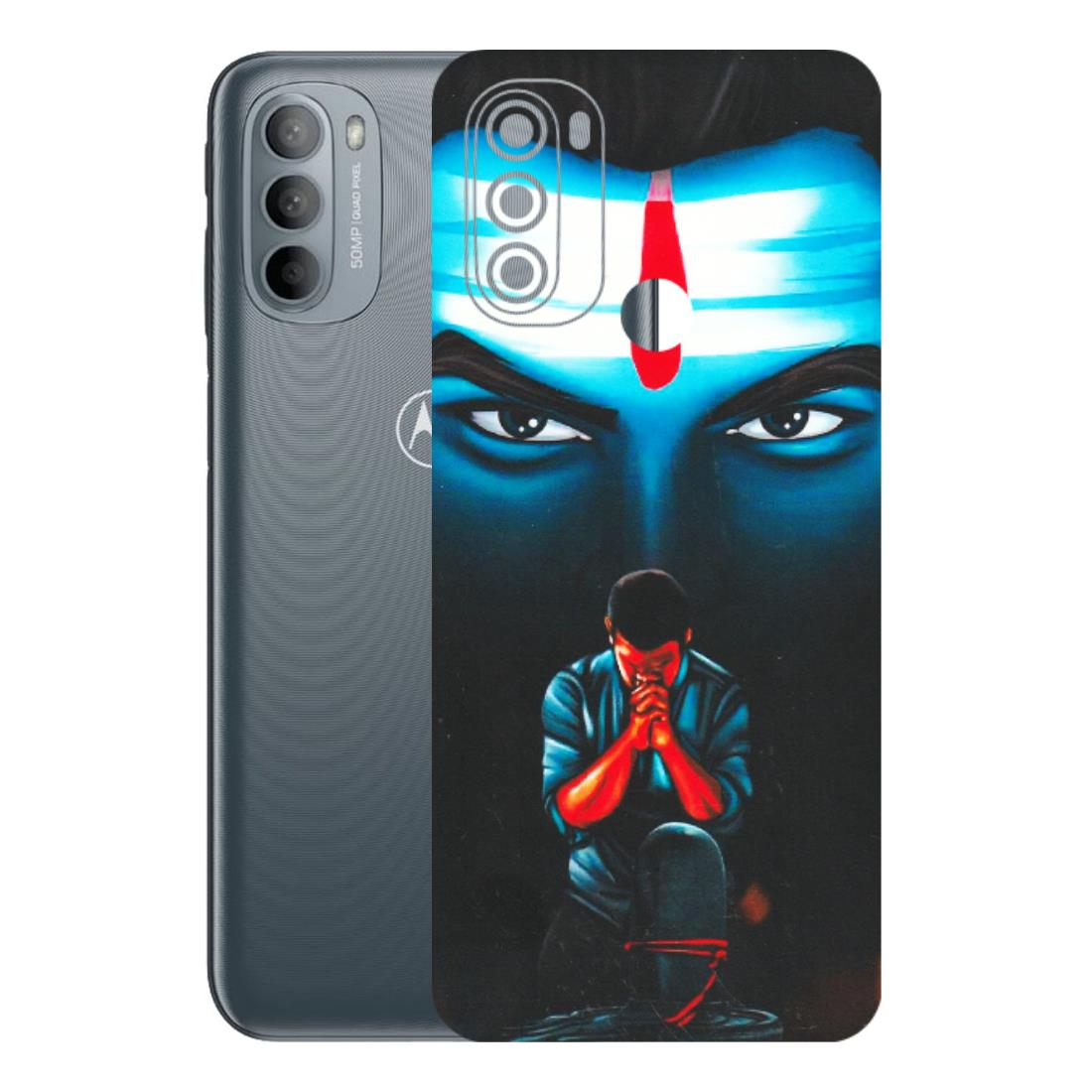 Motorola Phone Skins (All Models) - Mahakal Bhakt - Matte Finish (M-112) Motorola Moto G31