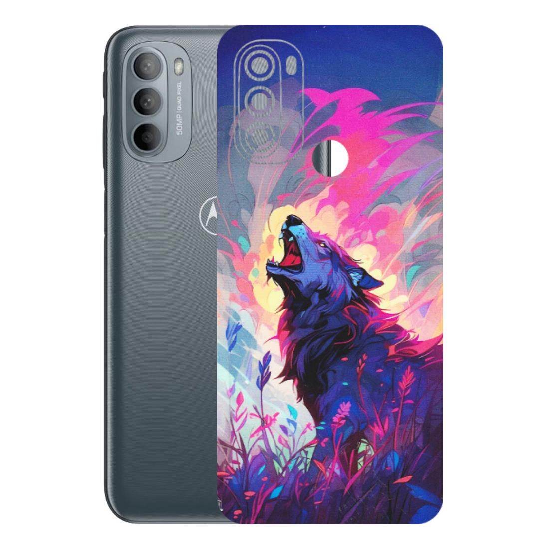 Motorola Phone Skins (All Models) - New Wild Wolf Abstract - Matte Finish (M-125) Motorola Moto G31
