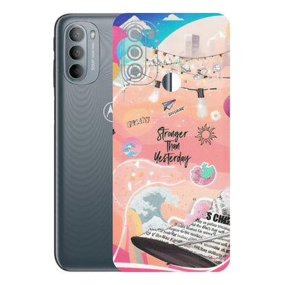 Motorola Phone Skins (All Models) - Stronger Then Yesterday - Matte Finish (M-128) Motorola Moto G31