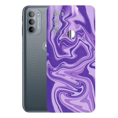 Motorola Phone Skins (All Models) - Hazy Purple Nights - Matte Finish (M-14) Motorola Moto G31