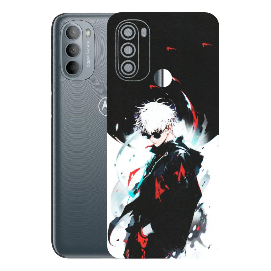 Motorola Phone Skins (All Models) - Gojo Powerful Charater Kaisen Anime - Matte Finish (M-144) Motorola Moto G31