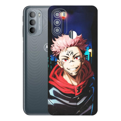 Motorola Phone Skins (All Models) - Yuji Itadori Funny Face Anime - Matte Finish (M-152) Motorola Moto G31