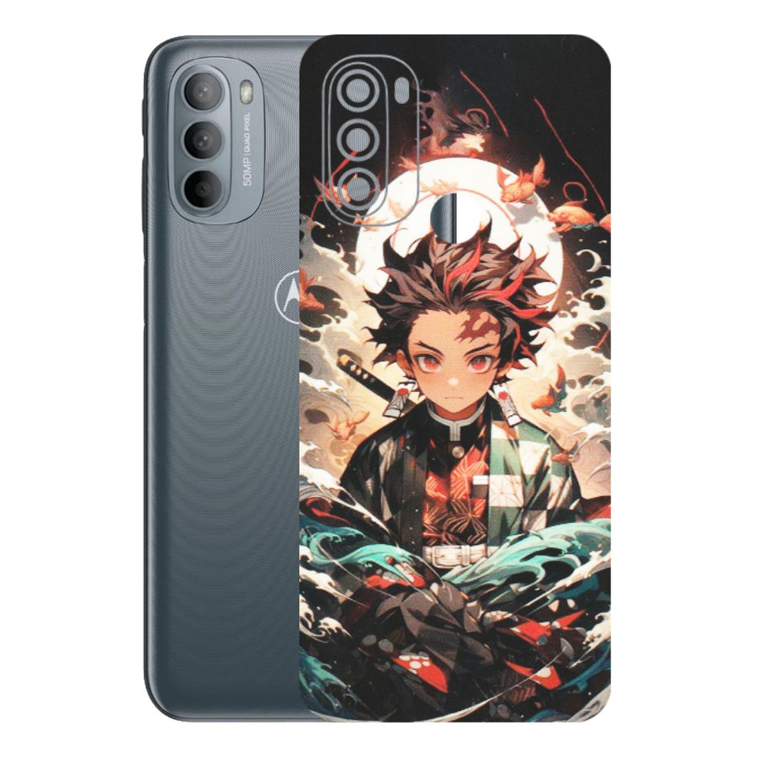 Motorola Phone Skins (All Models) - Tanjiro Demon Slayer Anime - Matte Finish (M-158) Motorola Moto G31