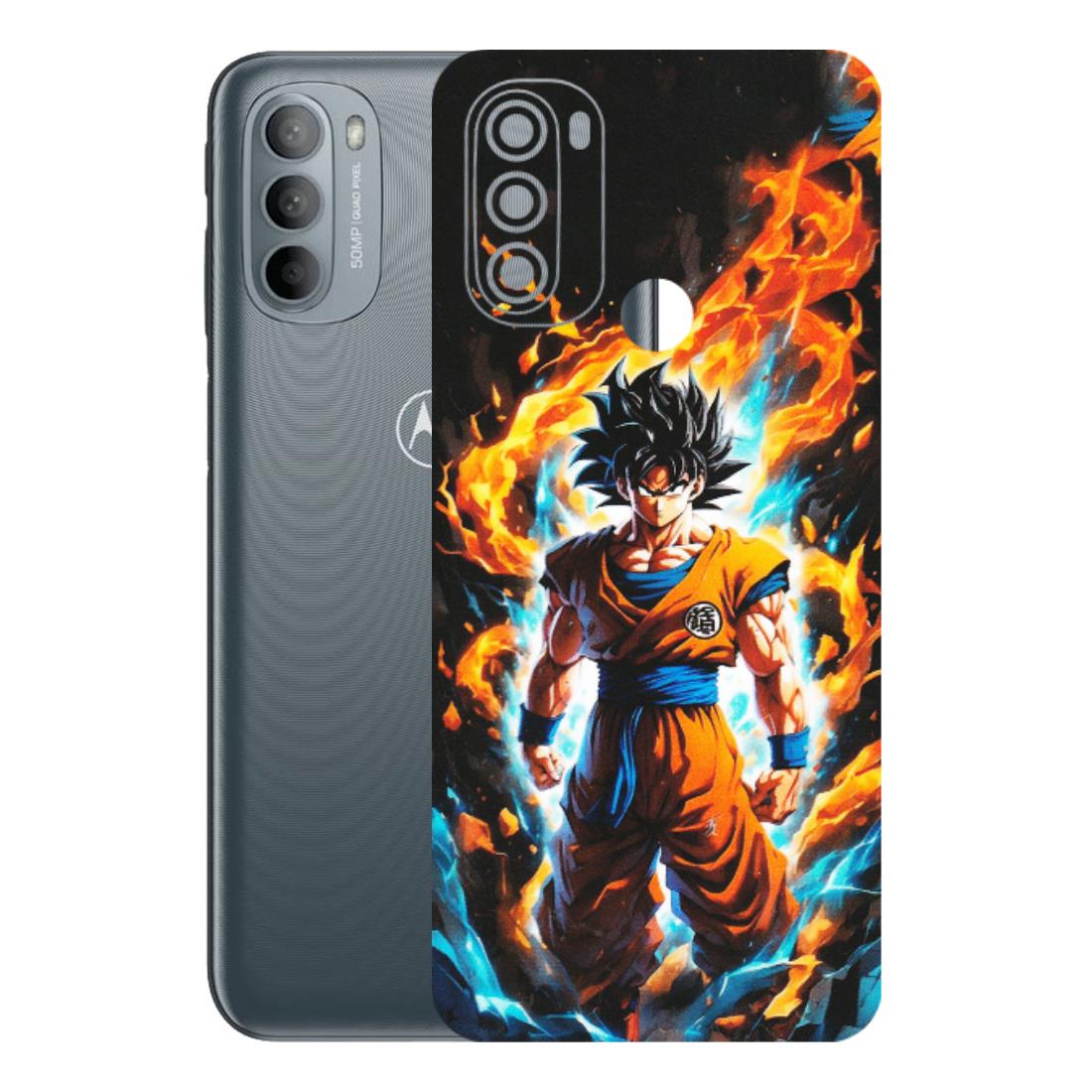 Motorola Phone Skins (All Models) - Goku Transformation Anime - Matte Finish (M-159) Motorola Moto G31